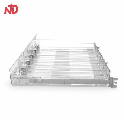 Freezer Auto Gravity Shelf Sliding Bottle Retail Liquid Roller Shelf Pusher for Cigarettes Plastic Mould Roller Plastic Mold